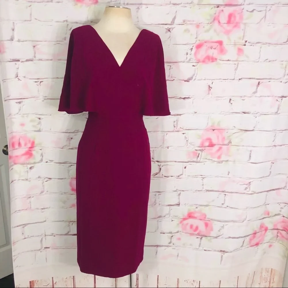 Dress the population Louisa butterfly sleeve dress
